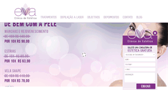 Desktop Screenshot of clinicaeva.com.br